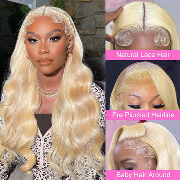 Blonde Lace Front Wig Human Hair Glueless Wig 613 Hd Lace Frontal Wig 13X6 Body Wave Human Hair Wigs 13X4 Hd Lace Wigs