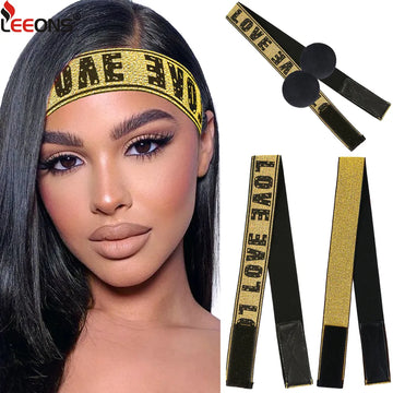honeybee 's Elastic Bands For Wig Adjustable Edge Band Comfortable Edge Scarf Edge For Lace Frontal Wig Elastic Headband For Baby Hair
